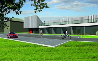 Dombud chce za ok. 16 mln zł wybudować centrum sportowo-kulturalne „Łabędź” w Gliwicach o pow. 3 tys. m2