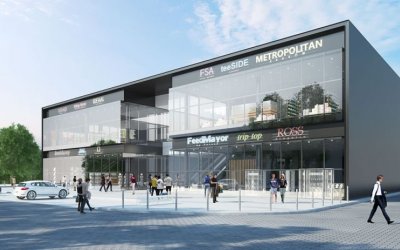 Skanska wykonuje w Krakowie na zlecenie KG Group park handlowy „Atut”