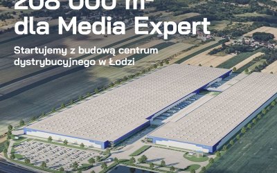 Uni-Form nadzoruje budowę centrum logistycznego Media Expert w Łodzi