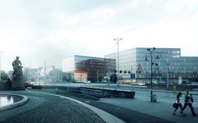 KGHM rozpoczyna rozbiórki pod budowę kompleksu biurowego we Wrocławiu o powierzchni ponad 30 tys. m²